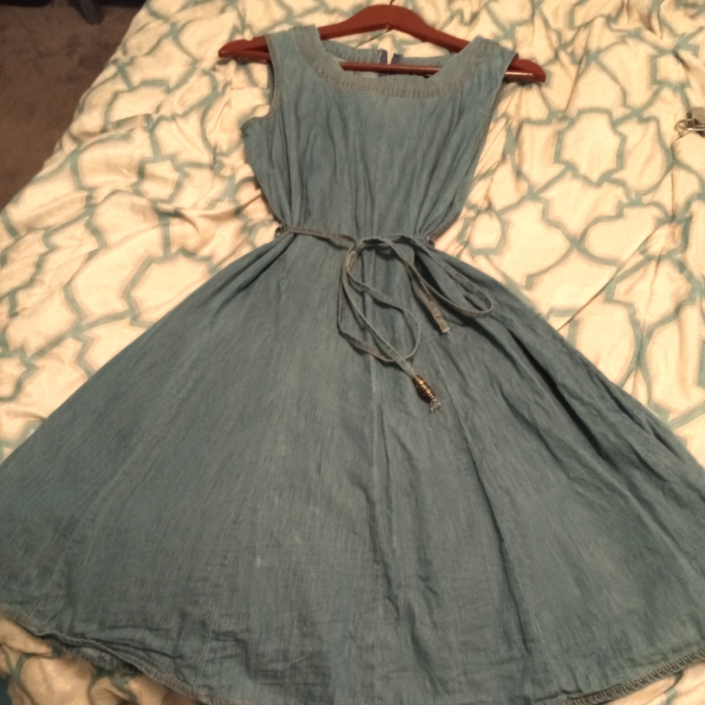 Denim dress